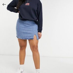 ASOS denim skirt
